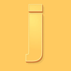 ikona vintage 3D z obrysem i cieniem © vempireart