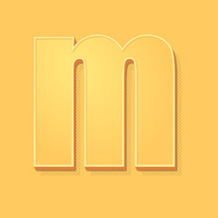 ikona vintage 3D z obrysem i cieniem © vempireart