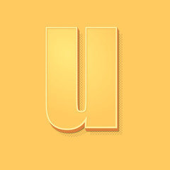 ikona vintage 3D z obrysem i cieniem © vempireart