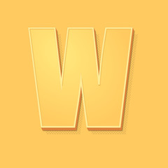 ikona vintage 3D z obrysem i cieniem © vempireart