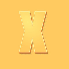 ikona vintage 3D z obrysem i cieniem © vempireart