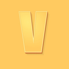 ikona vintage 3D z obrysem i cieniem © vempireart