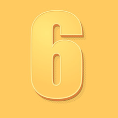 ikona vintage 3D z obrysem i cieniem © vempireart