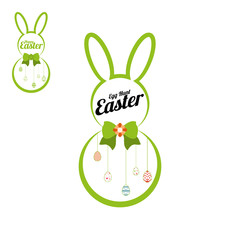 Easter background Vector illustration.
