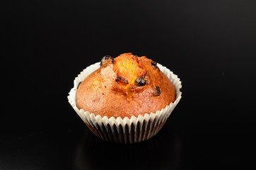 Cupcake isolated on white