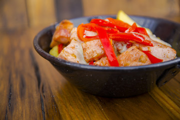 Fried meat pieces - spanish tapas