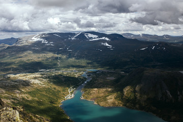 Naklejka na ściany i meble Valley in Norway
