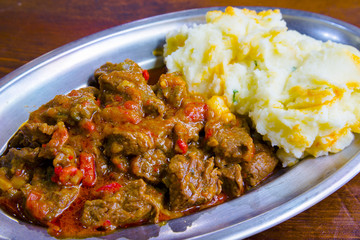 Beef rustic stew - spanish tapas