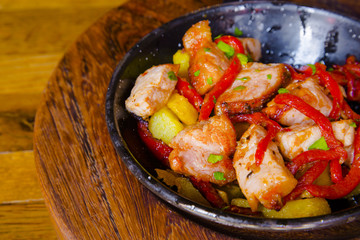 Fried meat pieces - spanish tapas