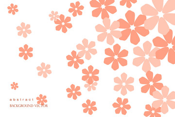 Fototapeta na wymiar flowers on a white background, vector illustration