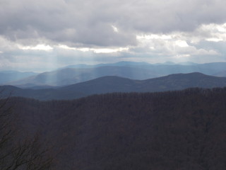 sky and mountains, kind from a mountain, Hot Key, Krasnodar edge