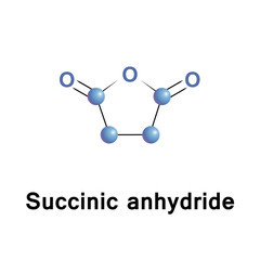 Succinic anhydride, is an organic compound with the molecular formula C4H4O3. This colorless solid is the acid anhydride of succinic acid.