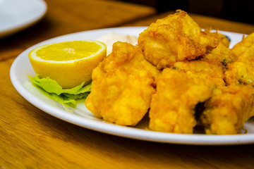 Deep fried seafood - Fried fish dish