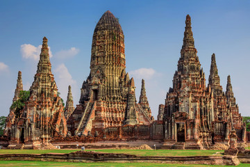 Obraz premium Chaiwatthanaram Temple in Ayutthaya,Thailand