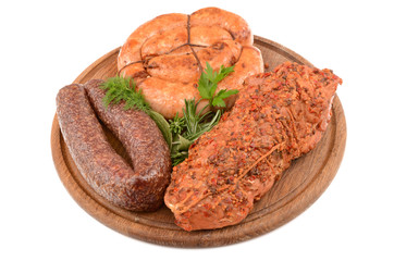 ham and sausage