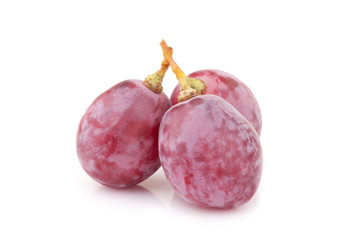 red grape isolate on white
