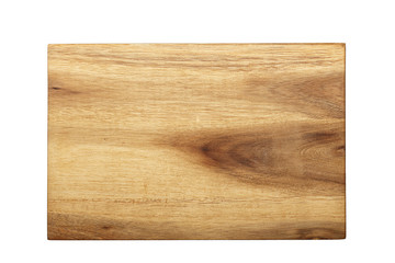 Rectangular wooden cutting board