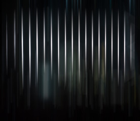 Modern and rhythmic light lines