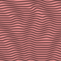 Abstract line and gradient background. Futuristic 3D geometric vector illustration. Perspective distorted pattern.