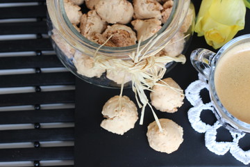 coffee time, lovely coffee time, time for coffee, black coffee, cafe late, caffee latte, cookies, sweet time, coffee break, coffe with milk, milky coffee, 