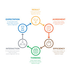 Business Successful Winning Infographic Concept