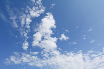 blue sky with cloud bright beautiful art of nature and copy space for add text