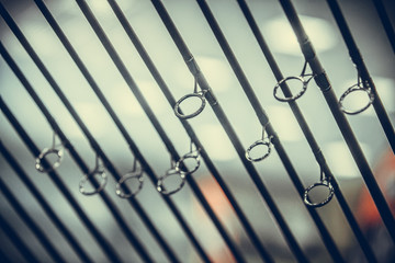 Fishing rods detail © bizoo_n