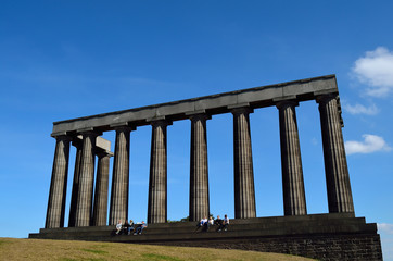 Fototapeta premium Edinburgh National Monument in Calton Hill, Scotland