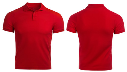 Red Polo shirt, clothes