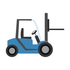Car loader flat icon