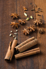 various spices