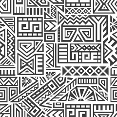 Aztec Vector Seamless Pattern