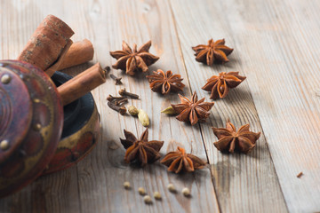 various spices