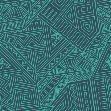 Aztec Vector Seamless Pattern