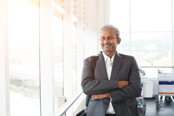 indian business male at the airport