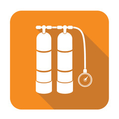 Aqualung for swimming icon