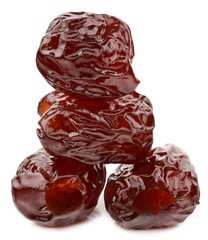 Dates on a white background