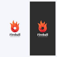 Abstract Fire, Flame Shape Logo Design Template. Corporate Business Theme. Energy, Power Concept. Simple and Clean Style. Vector.
