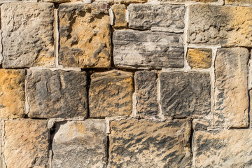 Alte Mauer aus Buntsandstein