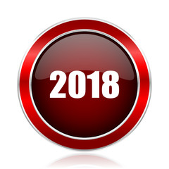 2018 vector icon.