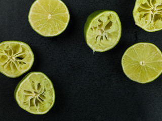 Fresh Squeezed Lime With Copy Space