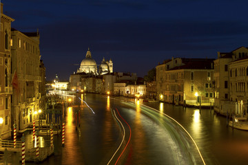 Fototapeta na wymiar Grand Canal, Venice at night