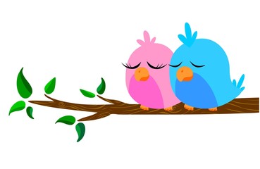 pajaritos enamorados