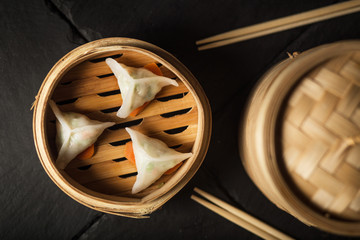 Dim Sum dumplings. Chinese traditional food