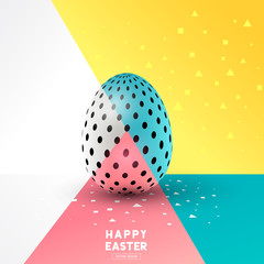Naklejka premium A easter Egg abstract design. Vector illustration