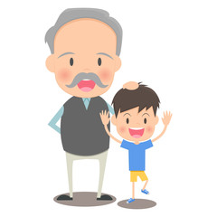 おじいさんと男の子