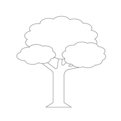 Cartoon outlined object.