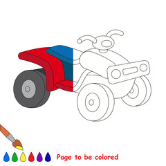 Machine. Half page to be colored.