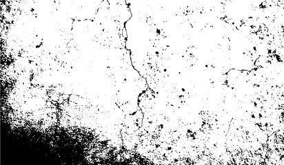 Grunge texture. Grunge texture of the old cracked wall. Vector illustration.