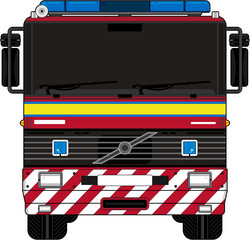 UK Style Fire Engine - 140500944